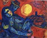 Marc Chagall Big Sun painting